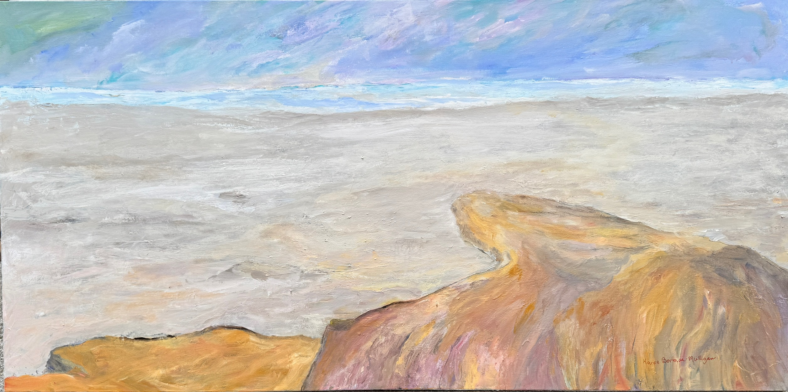 acrylic painting on canvas